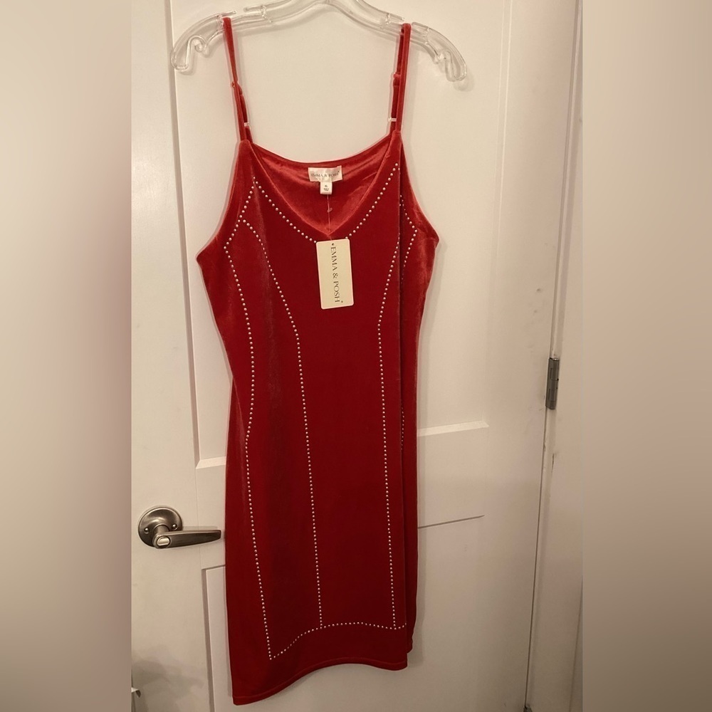 NWT Emma & Posh Size XL Rhinestone Bodycon Dress‎